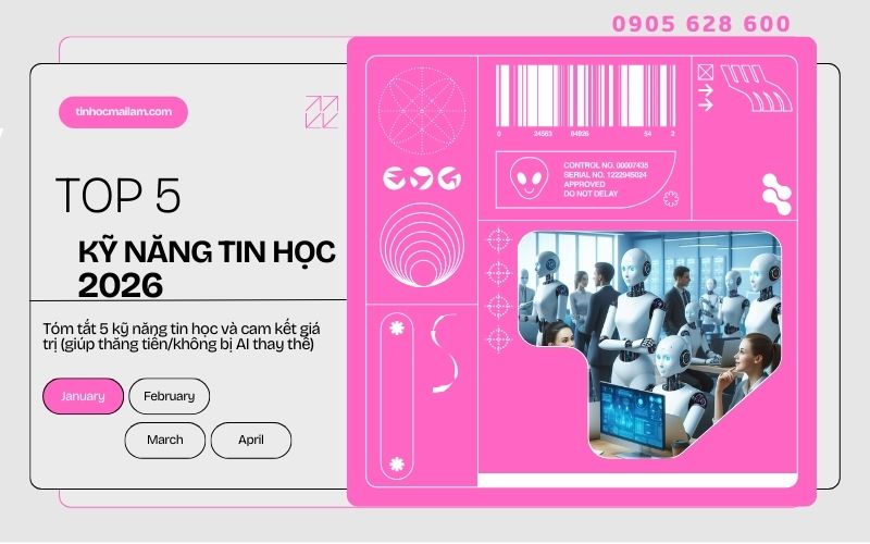 tinhocmailam.com tom tat 5 ky nang tin hoc 2026 de khong bi ai thay the 2